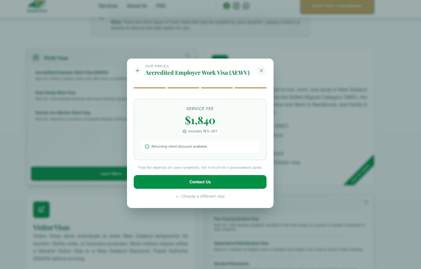 AKO Immigration — new website by Southern Bridge AI